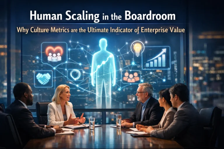 Human Scaling in the Boardroom: Why Culture Metrics are the Ultimate Indicator of Enterprise Value