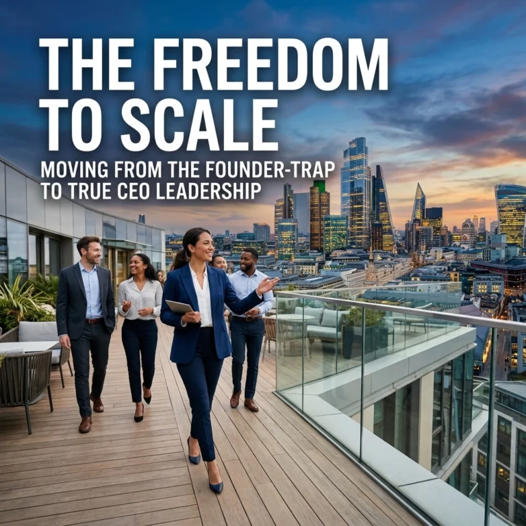 The Freedom to Scale: Moving from the Founder-Trap to True CEO Leadership